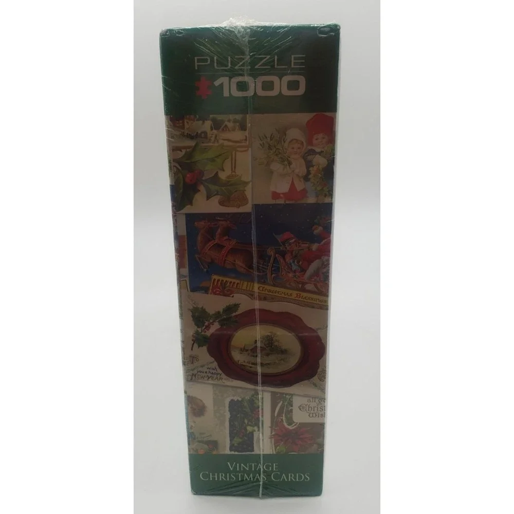 Eurographics Puzzle Vintage Christmas Cards 1000 New Factory Sealed